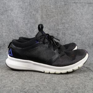 Reebok Shoes Womens 8.5 Athletic Trainers Running Sport Sneakers Black Lace Up